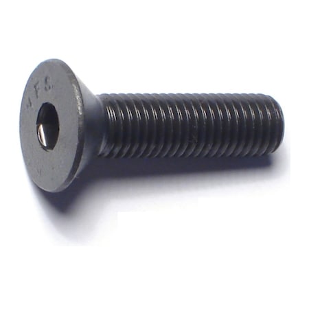 Midwest Fastener 1/4"-28 Socket Head Cap Screw, Flat, Plain Steel, 1 in Length, 8 PK 79543